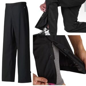 FootJoy DryJoys Performance Light Waterproof Adjustable Outdoor Pants in Black